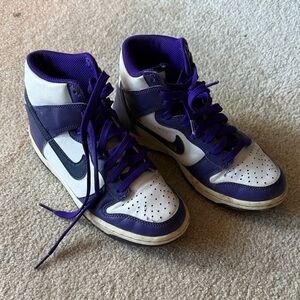 Nike Purple and White Sneakers